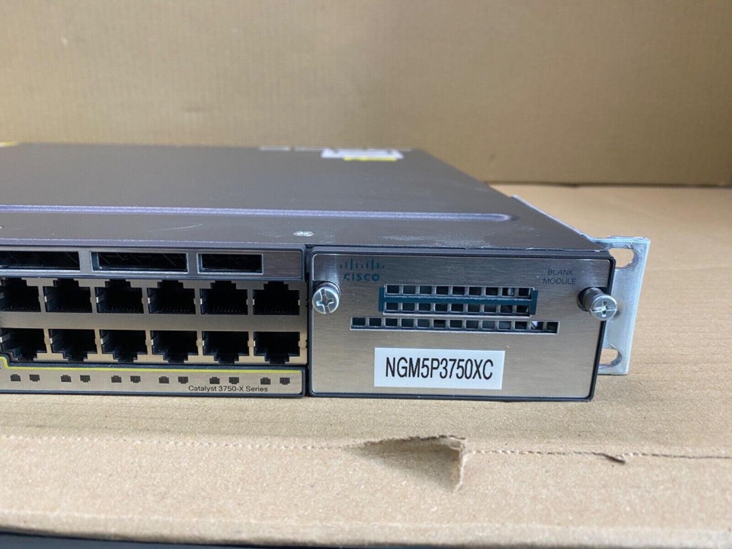 Cisco Catalyst 3750-X 48-Port PoE+ Stackable Gigabit Ethernet Switch