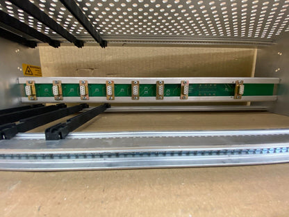 Foxcom 8-Slot Rackmount Chassis w/ 4x Gold L-Band Receivers 85080 Used