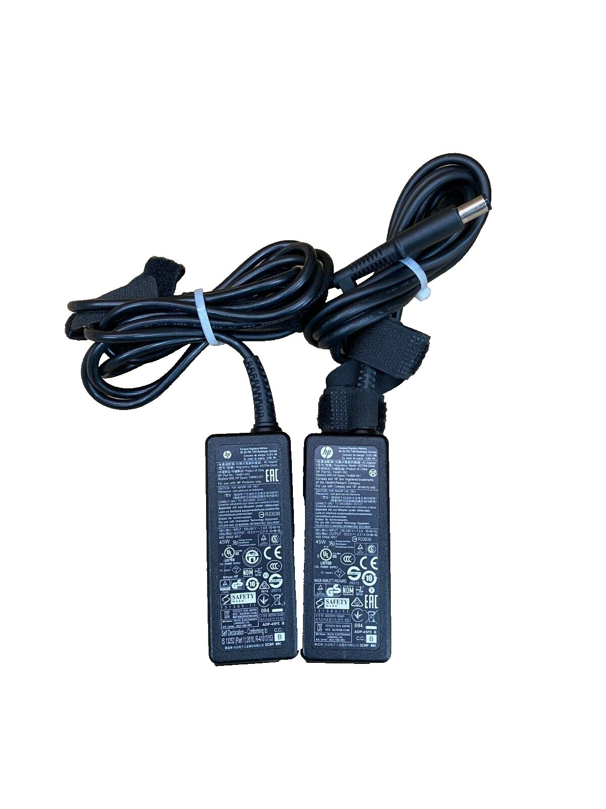 HP 45W 19.5V 2.31A Laptop Charger Adapter Power Supply Twin Pack Units