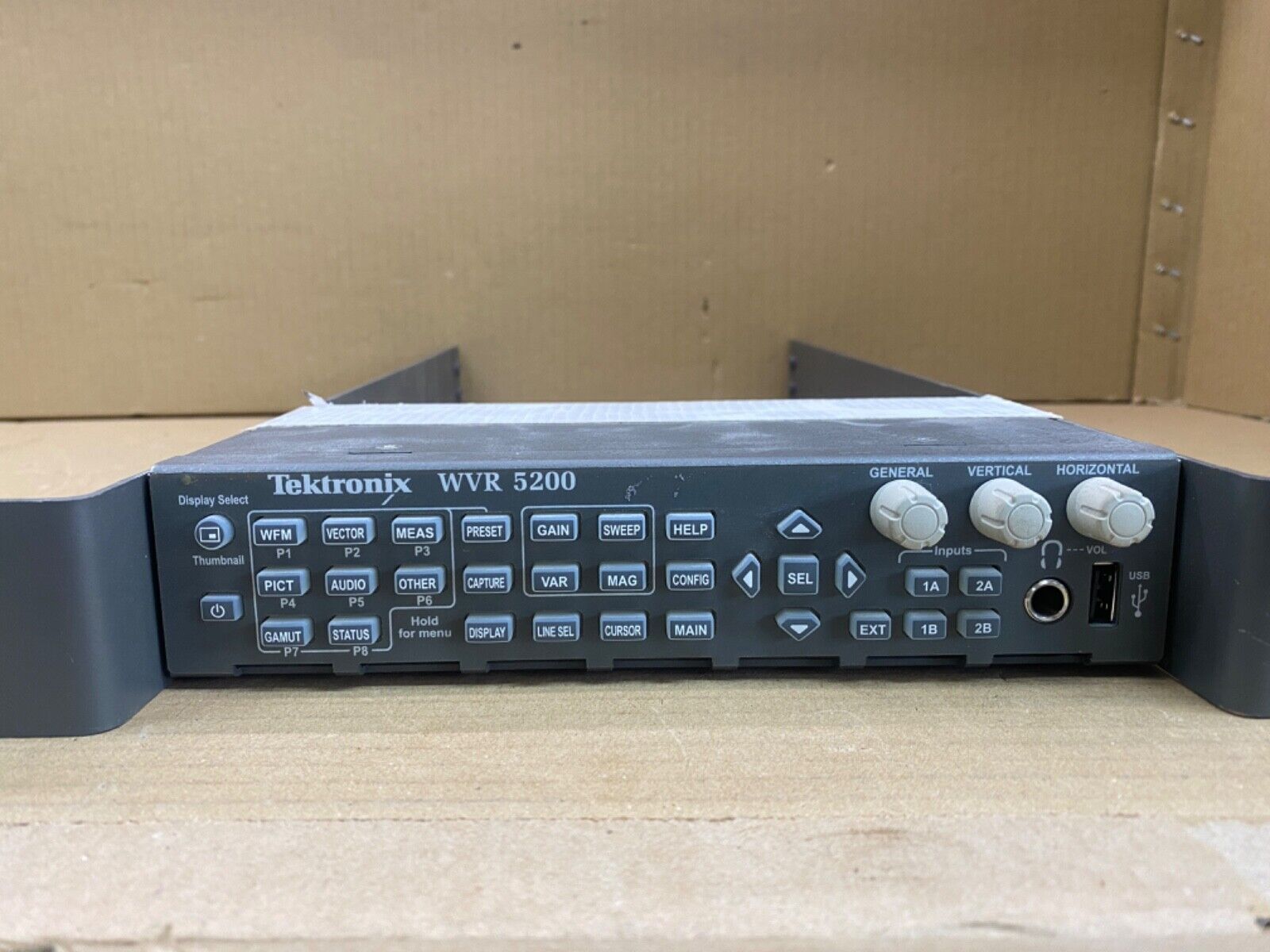 Broadcast Video Audio Rasterizer Tektronix WVR5200 SDI HD-SDI Ethernet USB