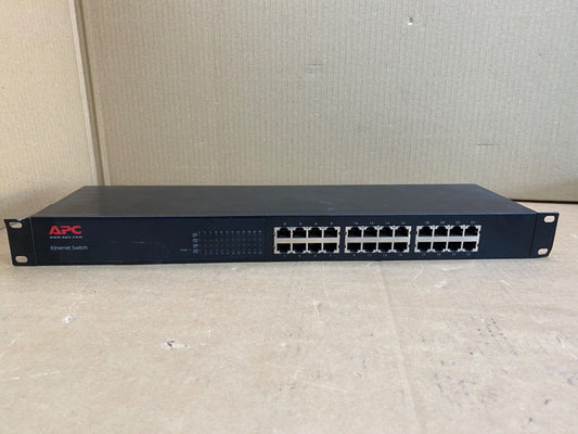 APC 24-Port 10/100 Ethernet Switch AP9224110, Rack-Mountable Network