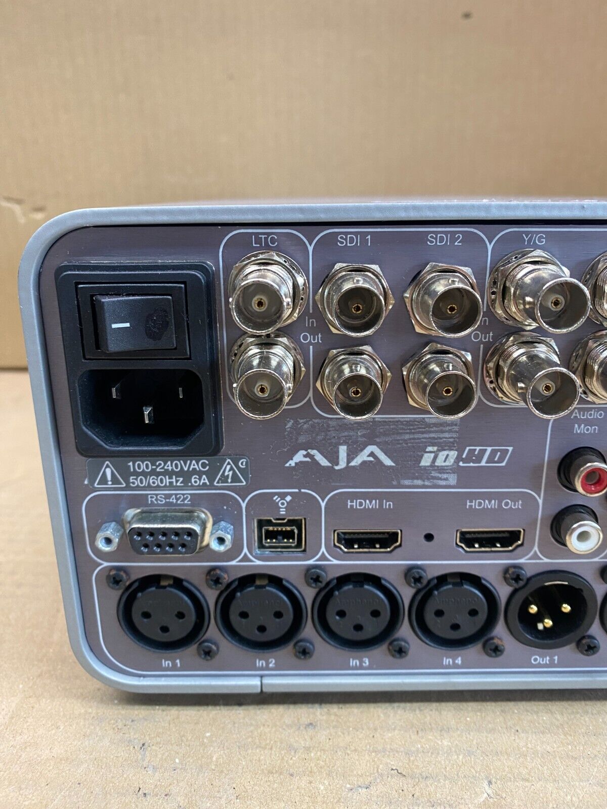 ProRes Encoder AJA Io HD SDI HDMI FireWire 800 Mac Professional Compatible