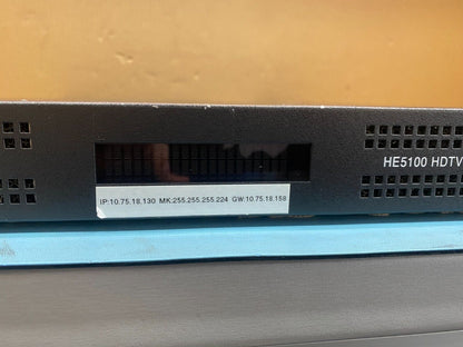 NTT Electronics HE5100 HDTV MPEG-2 Encoder Dual PSU SDI/ASI 1U Rack