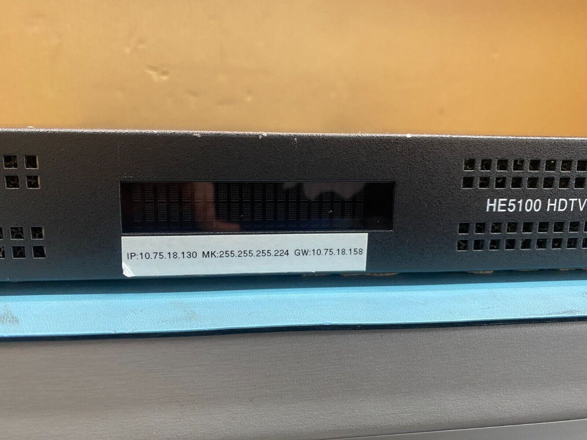NTT Electronics HE5100 HDTV MPEG-2 Encoder Dual PSU SDI/ASI 1U Rack