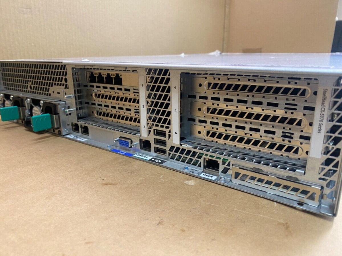 Riverbed CXA-05070 WAN Accelerator 72GB RAM 18TB HDD SSD Ethernet