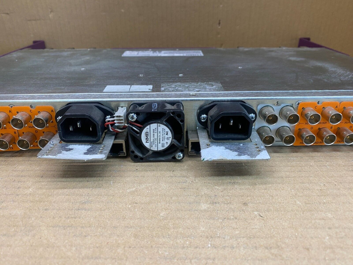 Miranda LUMO-BNC Rackmount Broadcast Frame Unit with Power & BNC I/O - Used