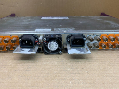 Miranda LUMO-BNC Rackmount Broadcast Frame Unit with Power & BNC I/O - Used