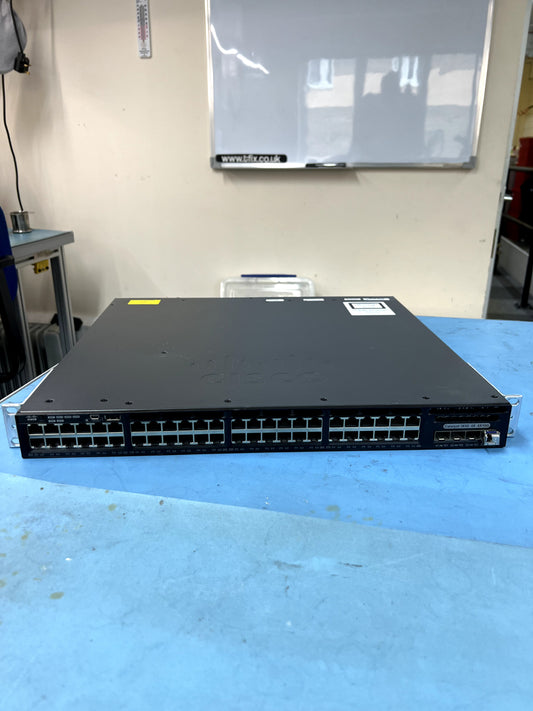 Cisco WS-C3650-48TQ-L 48 Port Gigabit Switch 4x10G Uplink Ethernet
