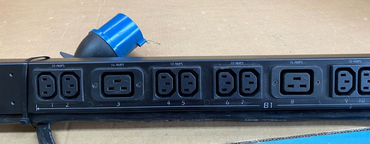 Industrial Metered PDU, APC 32A AP7853, Rack-Mount - FULLY TESTED