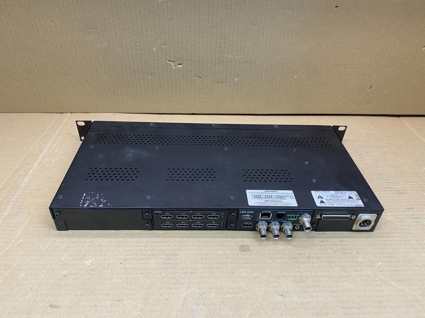 Broadcast Multiviewer SDI HDMI Craltech CBP-100 Rack-Mount 4K UHD