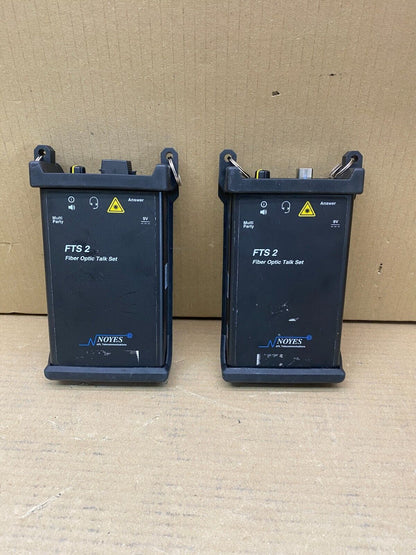 Dual-Wavelength Fiber Optic Talk Set Noyes FTS2 Hands-Free Communication