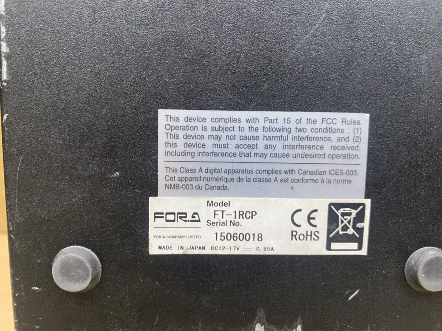 Broadcast Remote Control Panel FOR.A FT-1RCP FT-ONE Camera 4K HDR