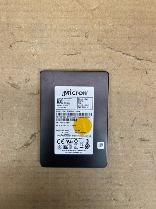 Micron 256GB SATA SSD Pack AES Encrypted M.2 Drives 5x, 530MB/s, 2.5-inch