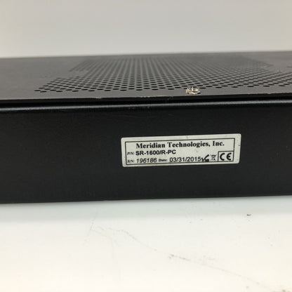 Professional Rackmount Chassis Meridian SR-1600 1U Redundant Power 19"