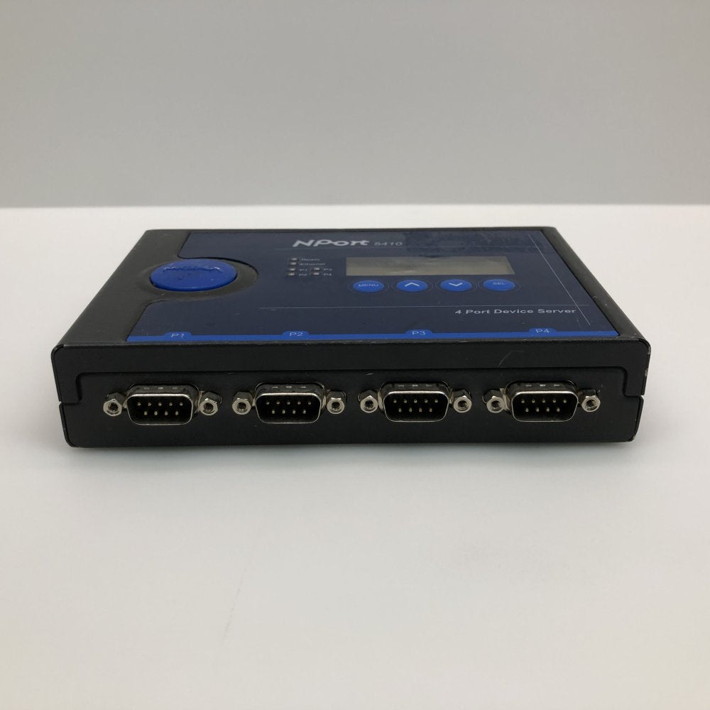 Industrial 4-Port RS-232 Serial Device Server NPort 5410 TCP UDP LCD