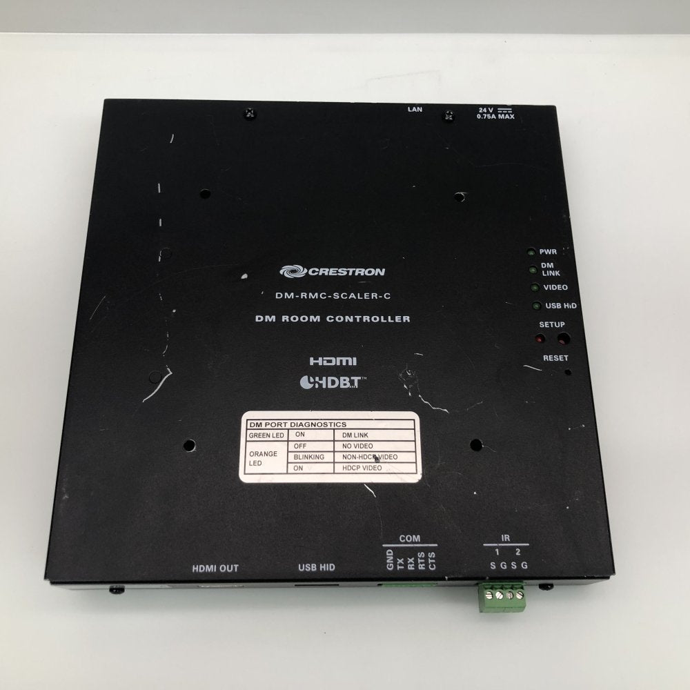 Crestron DM-RMC-SCALER-C HDMI HDBaseT Room Controller Scaler - Used, PSU Incl