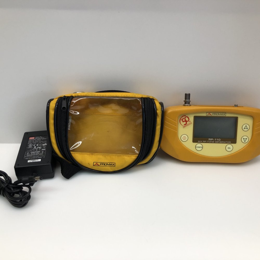 Professional Coaxial RF-Tone Generator PROMAX RP-110B USB 6 Frequencies