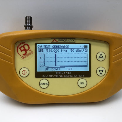 Professional Coaxial RF-Tone Generator PROMAX RP-110B USB 6 Frequencies