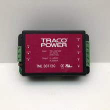 Industrial AC DC Power Supply 12V 2.5A 100-240VAC Traco TML30112C Enclosed
