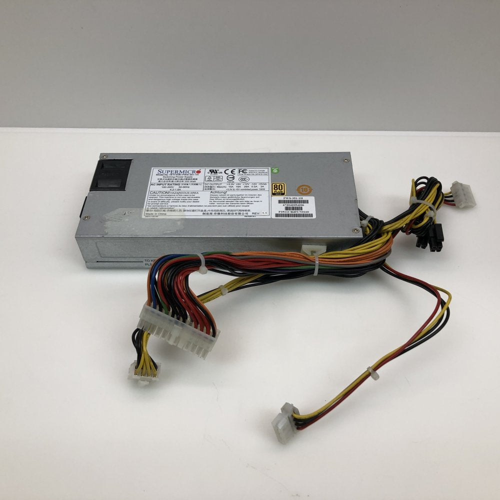 Professional Server Power Supply 350W 1U 80PLUS Gold Supermicro PWS-351-1H