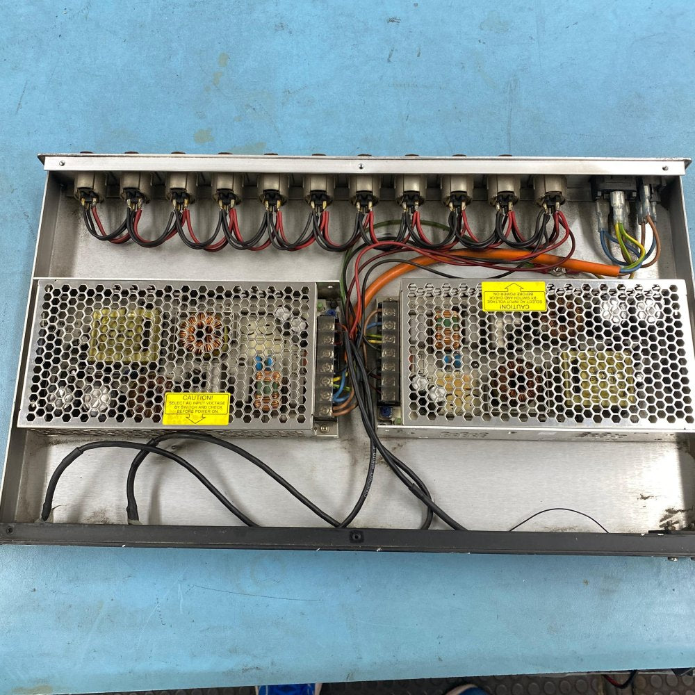 2 x Unbranded 12V/48V PSU 1U Rackmount Power Supply 11 XLR Outputs