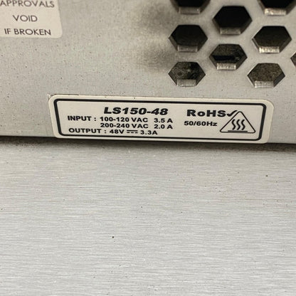 2 x Unbranded 12V/48V PSU 1U Rackmount Power Supply 11 XLR Outputs