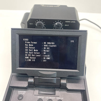Broadcast XAVC Sony PMW-RX50 Portable Recorder SDI HDMI XLR Dual Slot