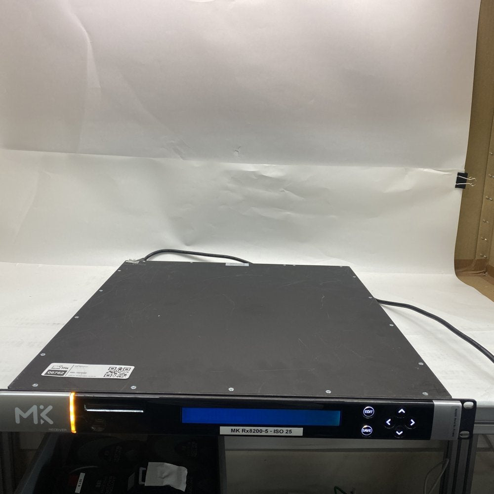 Broadcast Wireless RF Receiver Rack-Mount USB MiniUSB MK Rx8200-4 ISO24