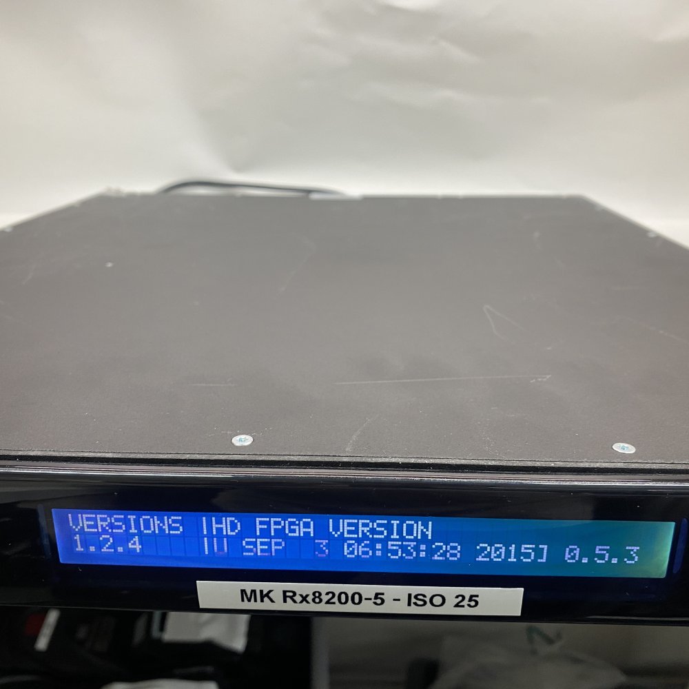 Broadcast Wireless RF Receiver Rack-Mount USB MiniUSB MK Rx8200-4 ISO24