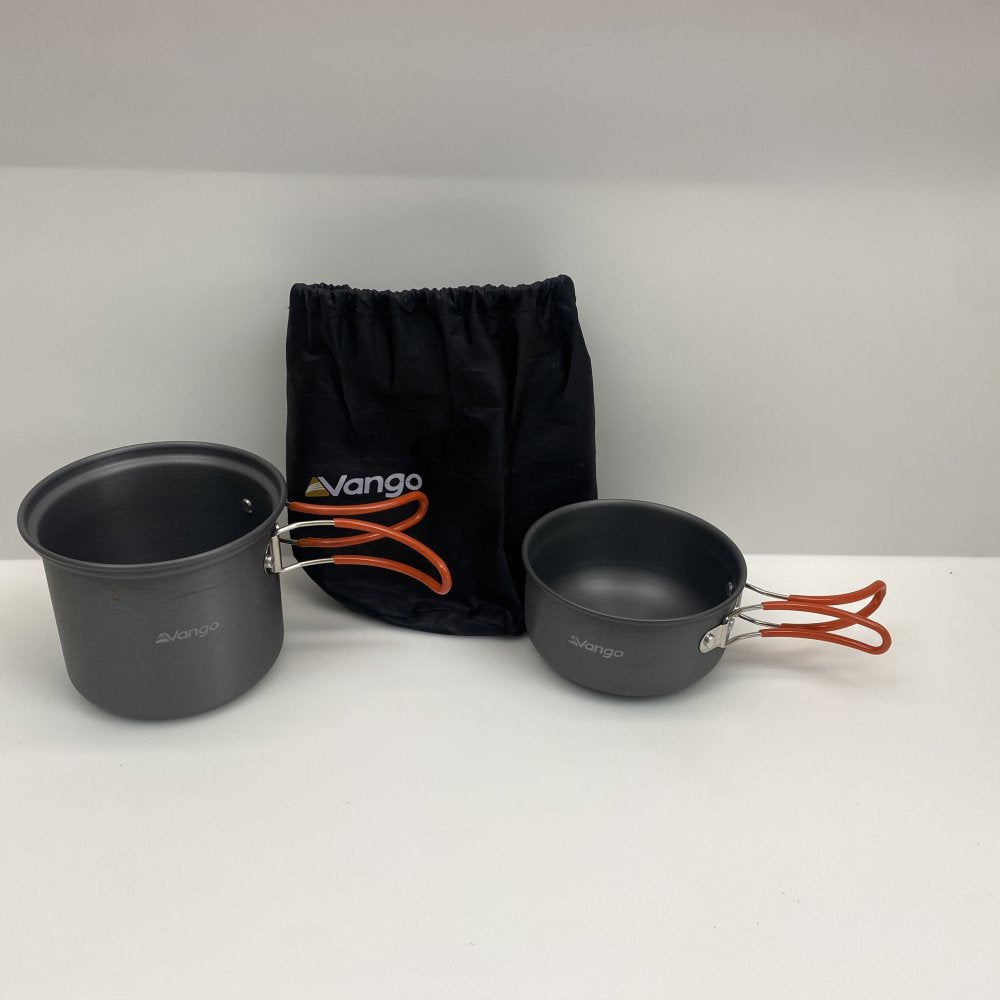 Compact Camping Cookset Vango CV300 Robust Gas Camp Table Set