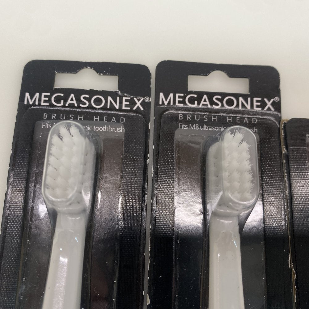 Ultrasonic Toothbrush Heads Megasonex MB5 MB1 Soft Bristles Pack of 5