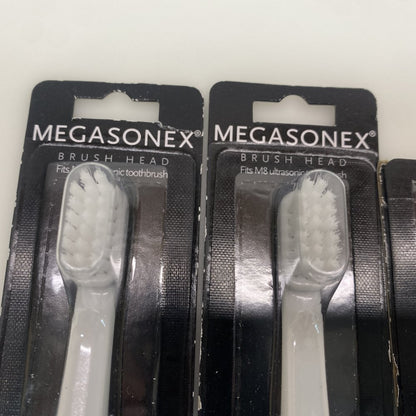 Ultrasonic Toothbrush Heads Megasonex MB5 MB1 Soft Bristles Pack of 5