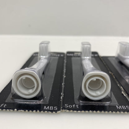 Ultrasonic Toothbrush Heads Megasonex MB5 MB1 Soft Bristles Pack of 5