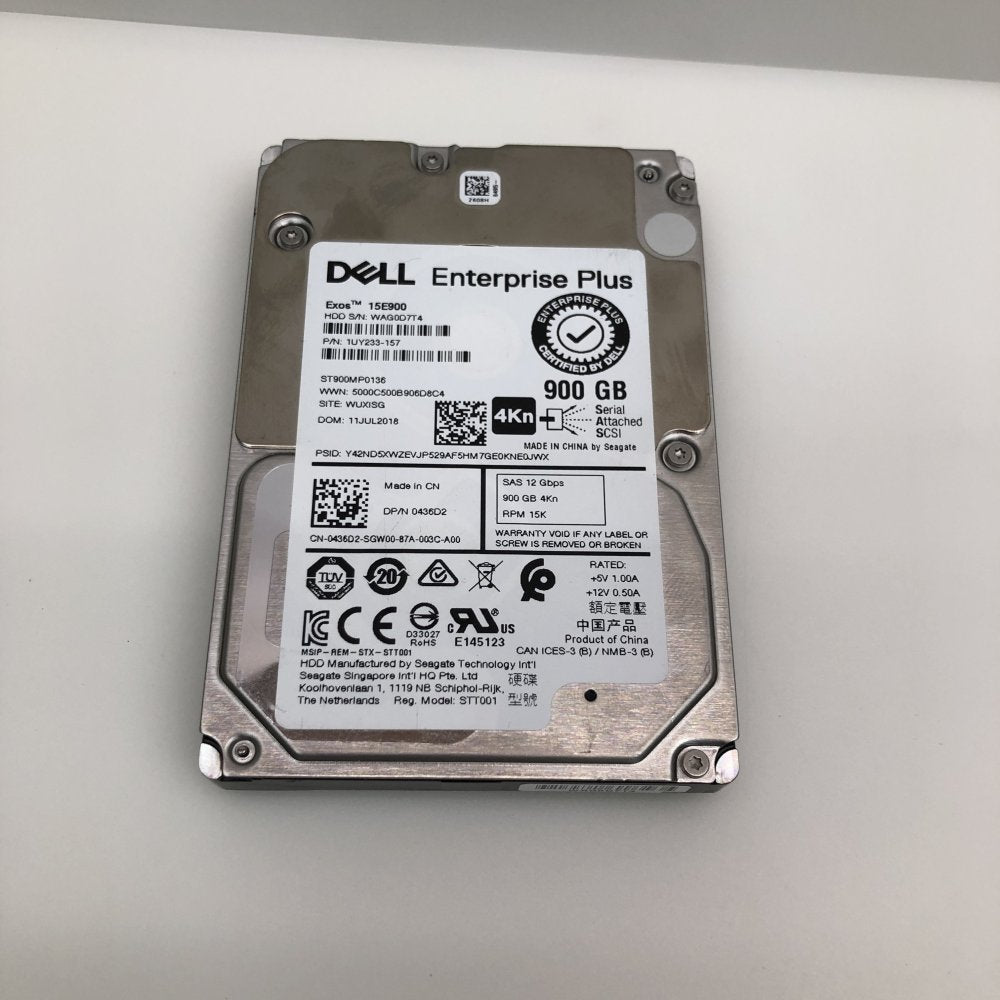 Enterprise HDD SAS 12Gbps Hot-Swap Dell Seagate ST900MP0136 900GB 15K