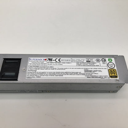 Supermicro PWS-406P-1R 400W Hot Swap Power Supply Gold for Data Center