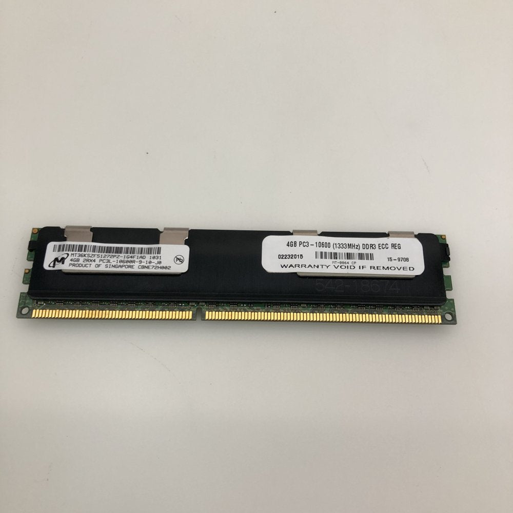 Micron MT36KSZF51272PZ 4GB DDR3 ECC Registered Server Memory 1333MHz