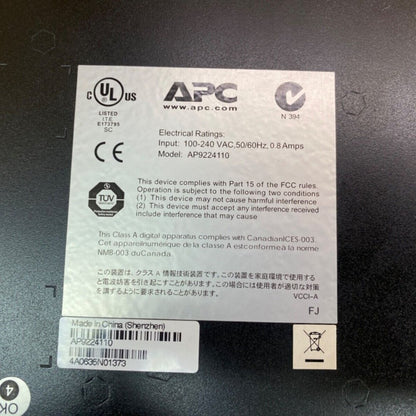 APC 24-Port Switches Lot (x2) with Riello Sentryum S3M 20kVA Display