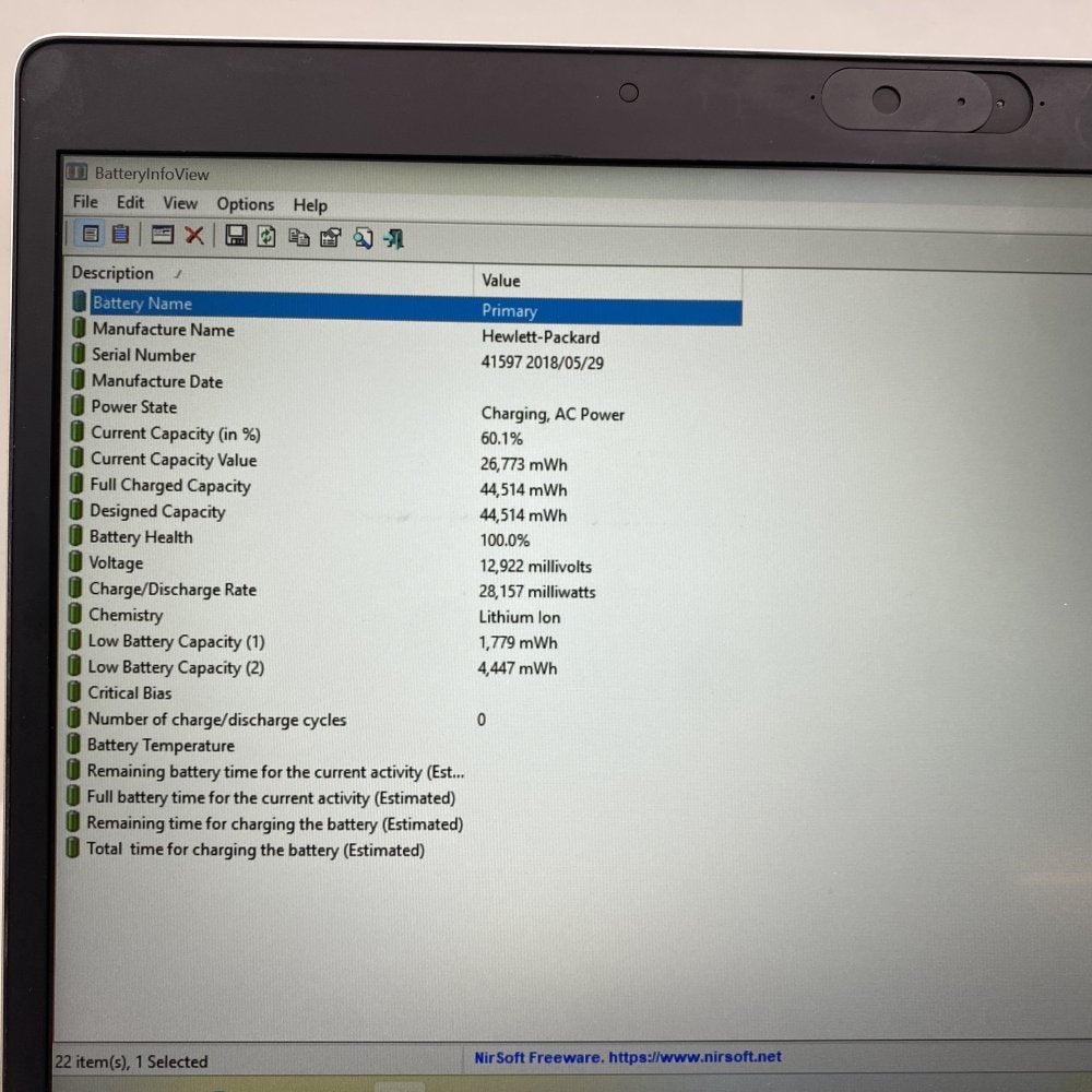 HP EliteBook 830 G5 Intel i5 7300U 16GB 477GB Full HD 13.3in Laptop - Grade D