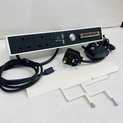 Bachmann DESK 2 USB Power Strip 6-Pack Dual USB 3.0 2 AC Outlets Type C