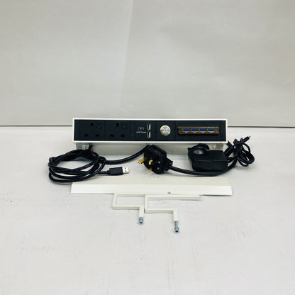 Bachmann DESK 2 USB Power Strip 6-Pack Dual USB 3.0 2 AC Outlets Type C