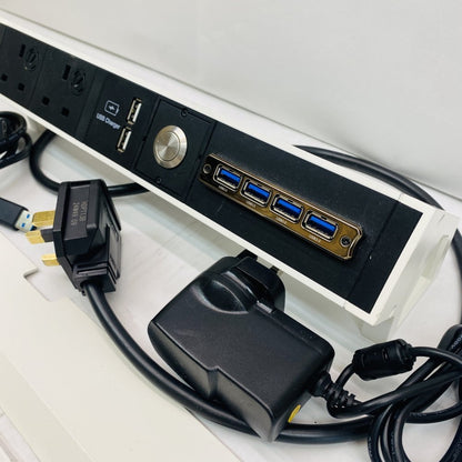 Bachmann DESK 2 USB Power Strip 6-Pack Dual USB 3.0 2 AC Outlets Type C