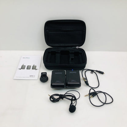 MOVO WMX-1 Dual-Channel Wireless Lavalier Mic Kit w/ Case - Used