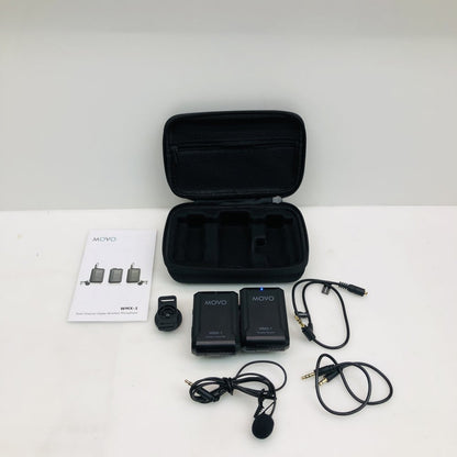 MOVO WMX-1 Dual-Channel Wireless Lavalier Mic Kit w/ Case - Used