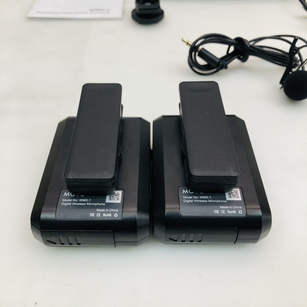 MOVO WMX-1 Dual-Channel Wireless Lavalier Mic Kit w/ Case - Used