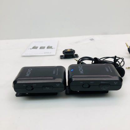 MOVO WMX-1 Dual-Channel Wireless Lavalier Mic Kit w/ Case - Used