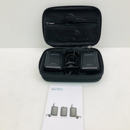 MOVO WMX-1 Dual-Channel Wireless Lavalier Mic Kit w/ Case - Used