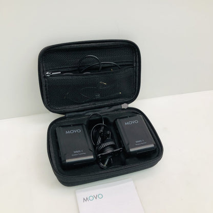 MOVO WMX-1 Dual-Channel Wireless Lavalier Mic Kit w/ Case - Used