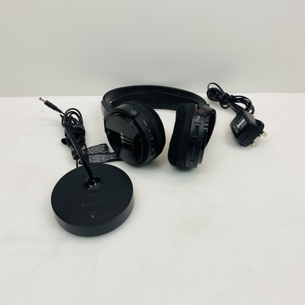 Sony MDR-RF811R Wireless RF Headphones w/ TMR-RF810R Transmitter - Used