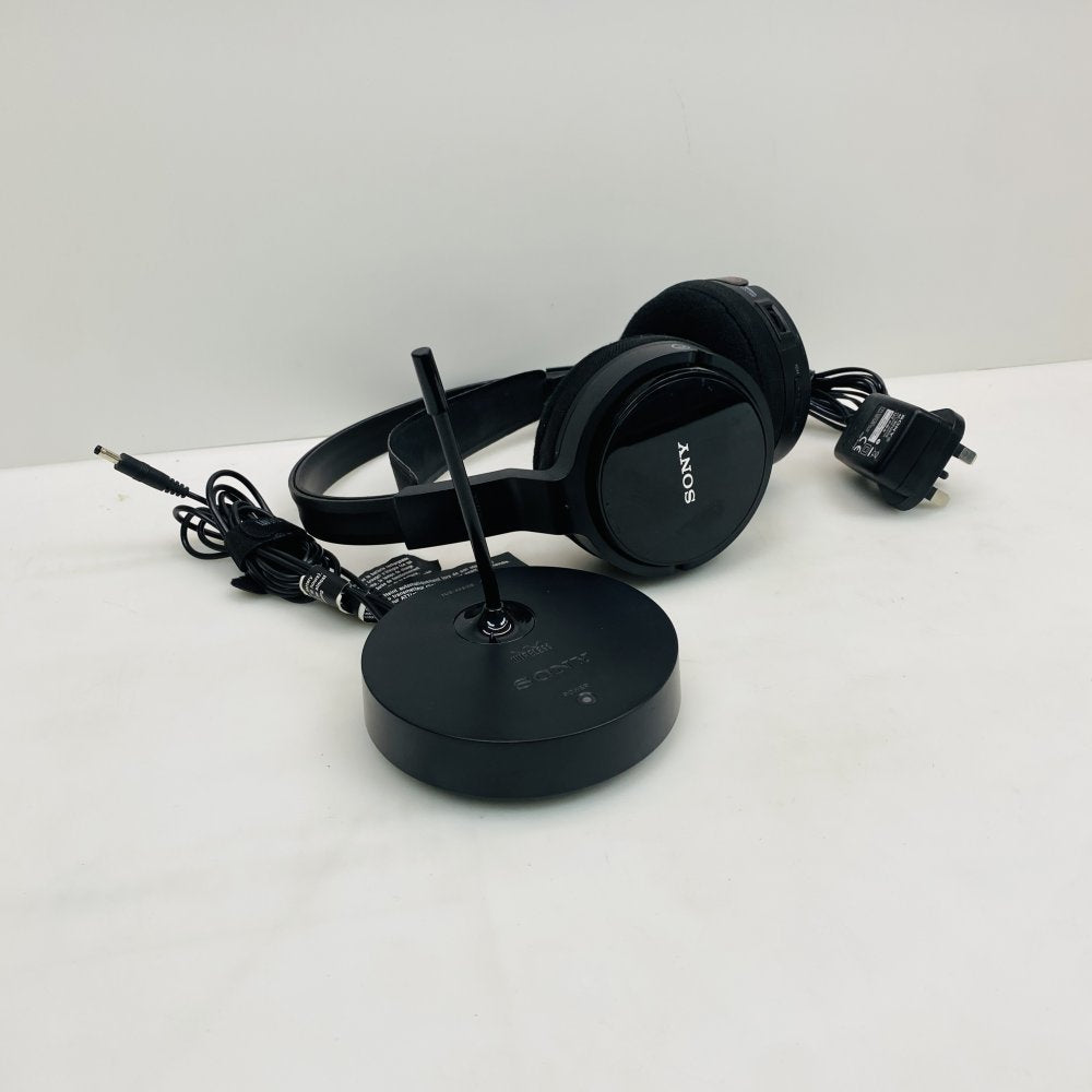 Sony MDR-RF811R Wireless RF Headphones w/ TMR-RF810R Transmitter - Used
