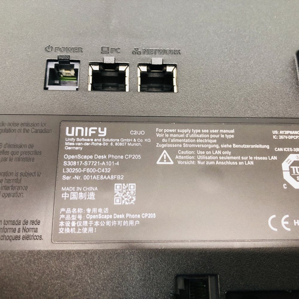 Unify OpenScape Desk Phone CP205 IP VoIP Office Phone